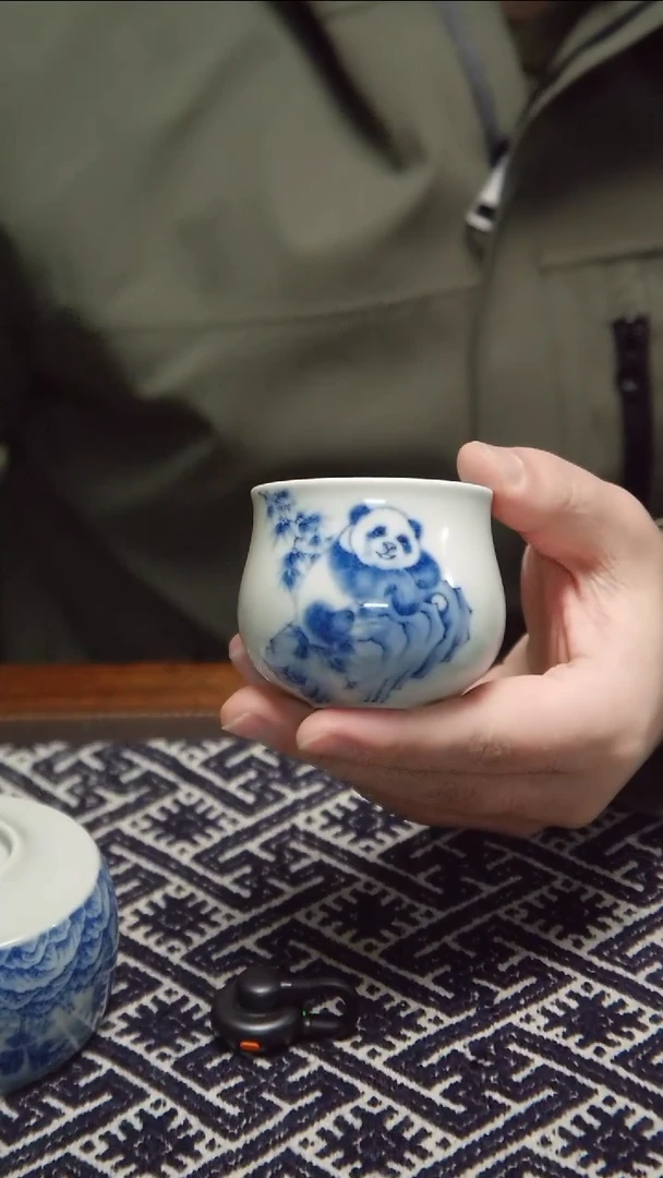 摆件瓷景德镇纯手工瓷器