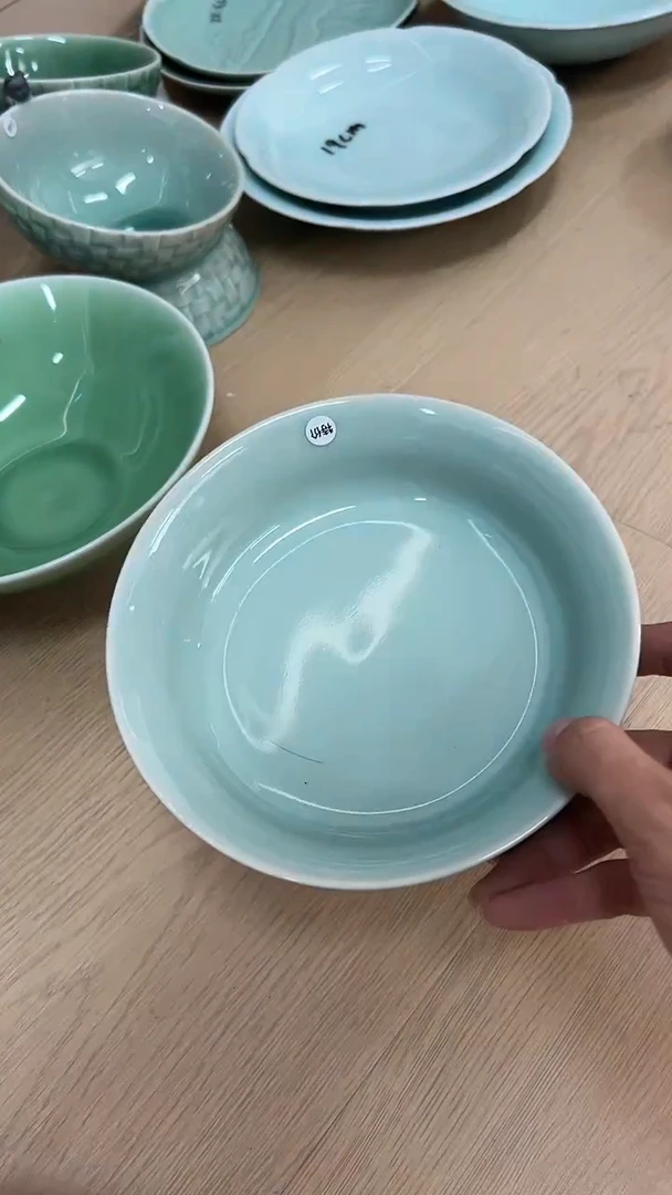 龙泉云间青瓷小米茶器