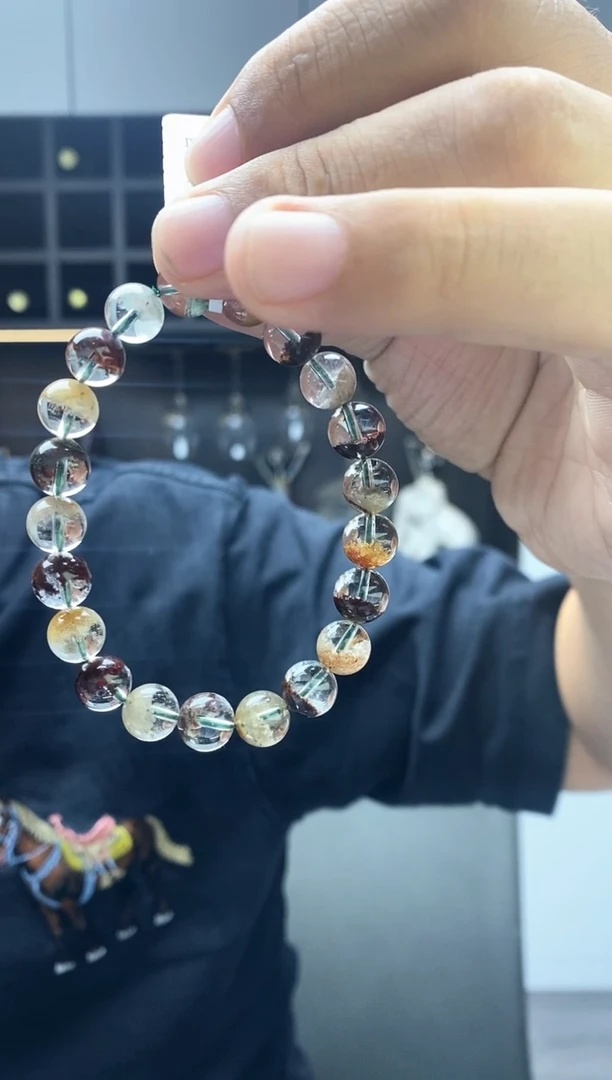 未镶嵌手链水晶辣***上四季幽灵9+