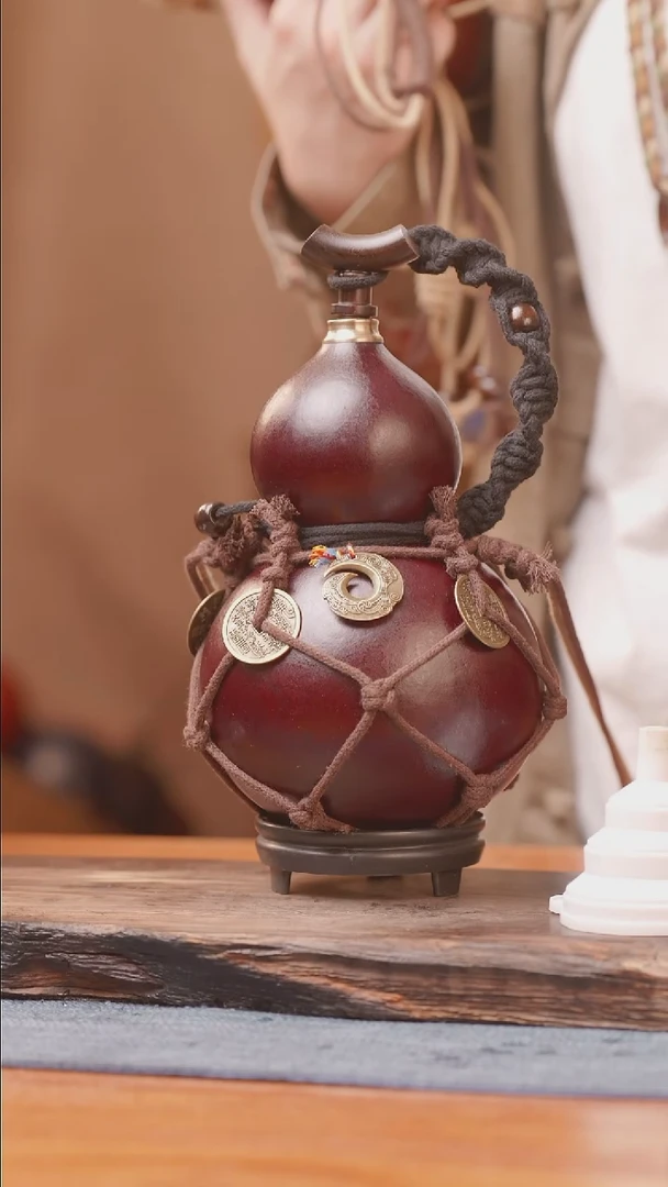 651号链接精品大漆葫芦现货现发[一物一拍]