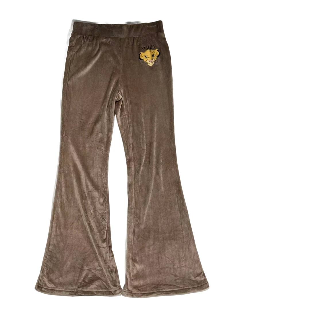 外贸原单小狮子丝绒裤25441948