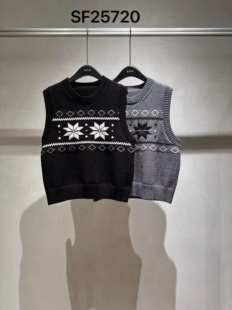 卡麦酱-MUXI 节日氛围款马甲背心 25720