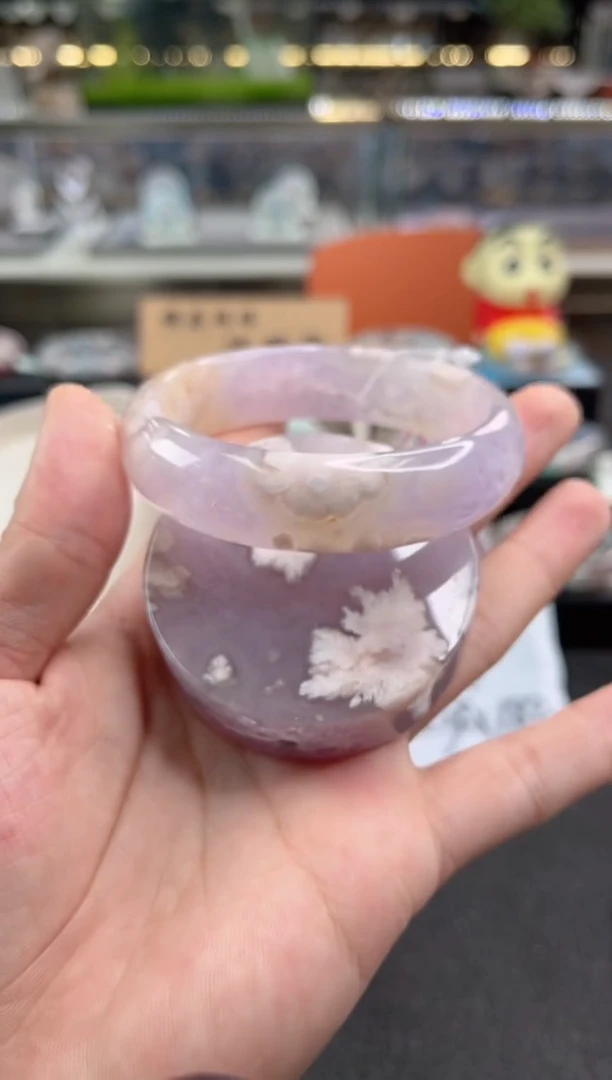 未镶嵌手镯石英质玉62圈口（赠品镯心）2s90