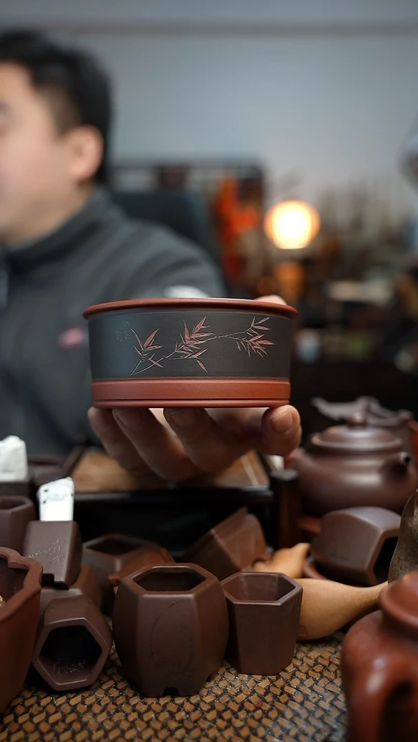 紫砂花盆媛*長木軒精品紫砂