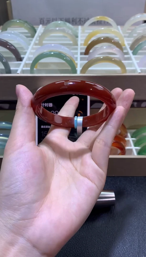 【闪购商品】玛瑙/玉髓手镯未镶嵌0485608