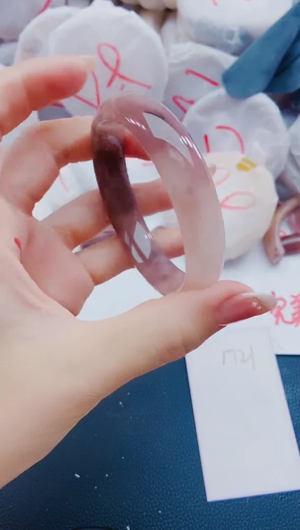 未镶嵌手镯石英质玉M21-58-59