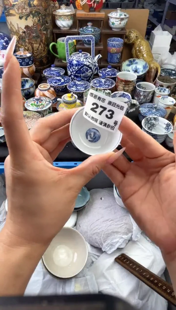 瓷片273号六六工艺品瓷器