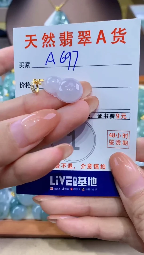 翡翠未镶嵌颈饰天然翡翠A货挂件