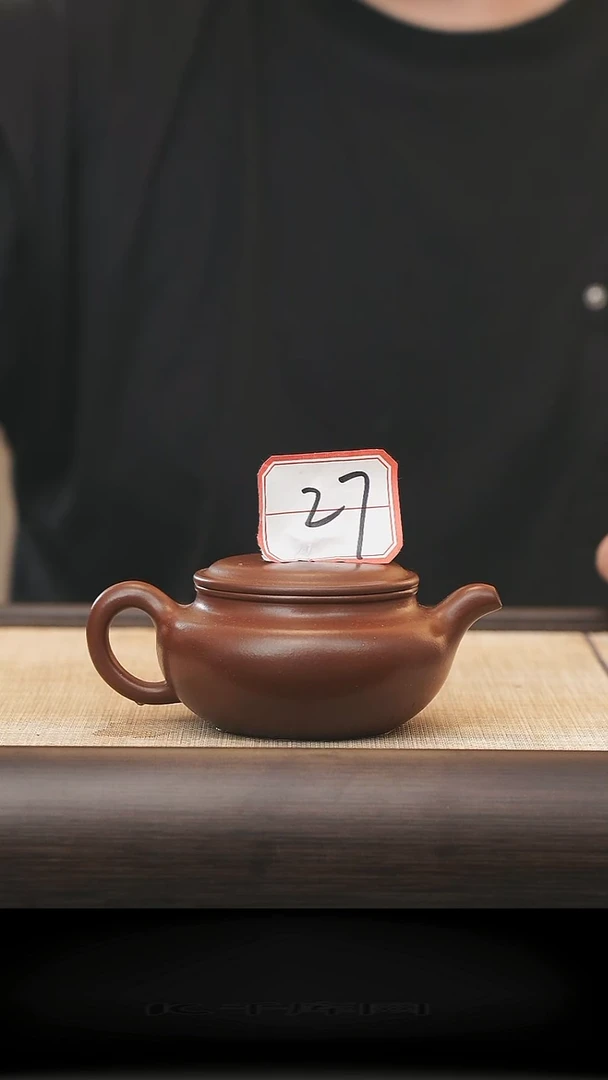 茶壶紫砂27号全手工紫砂壶