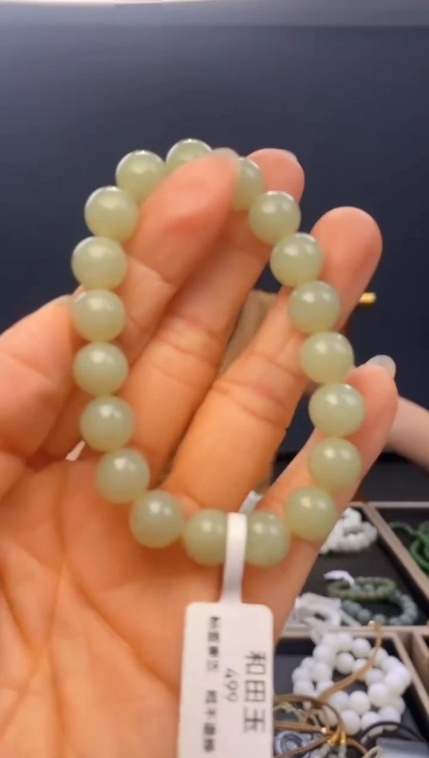 和田玉未镶嵌颈饰拍一发一