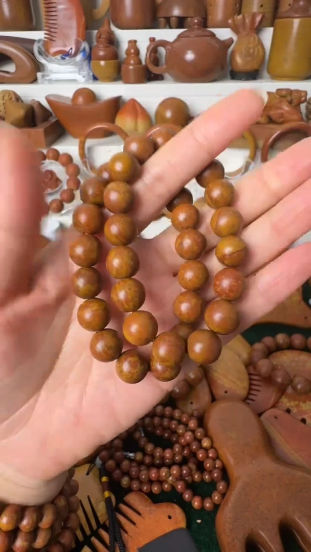 泗水砭石坊双11专场/砭石手串*2