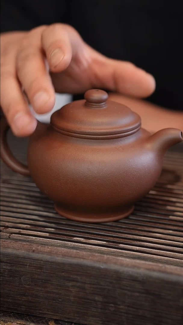 茶壶紫砂掇只 变色龙 半手工 350cc