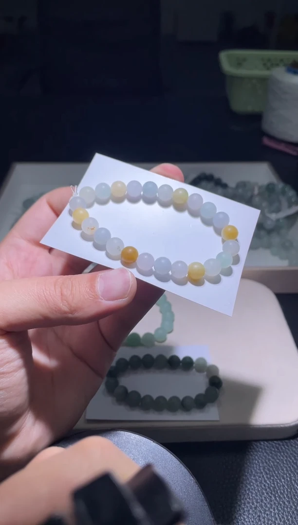 未镶嵌定制翡翠翡翠手串