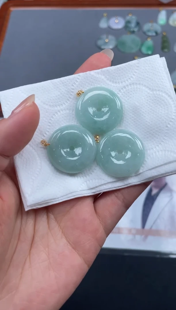 【闪购商品】定制翡翠18K金镶嵌-09HDJT0152362多样性发其一