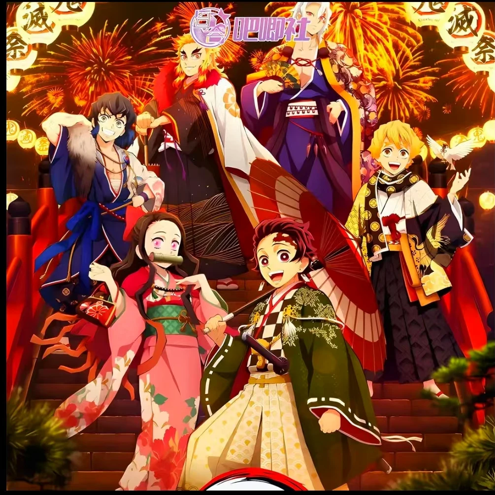 【叠叠/非酋】日谷吧唧社 鬼灭之刃二创色纸第一弹盲盒（代拆）