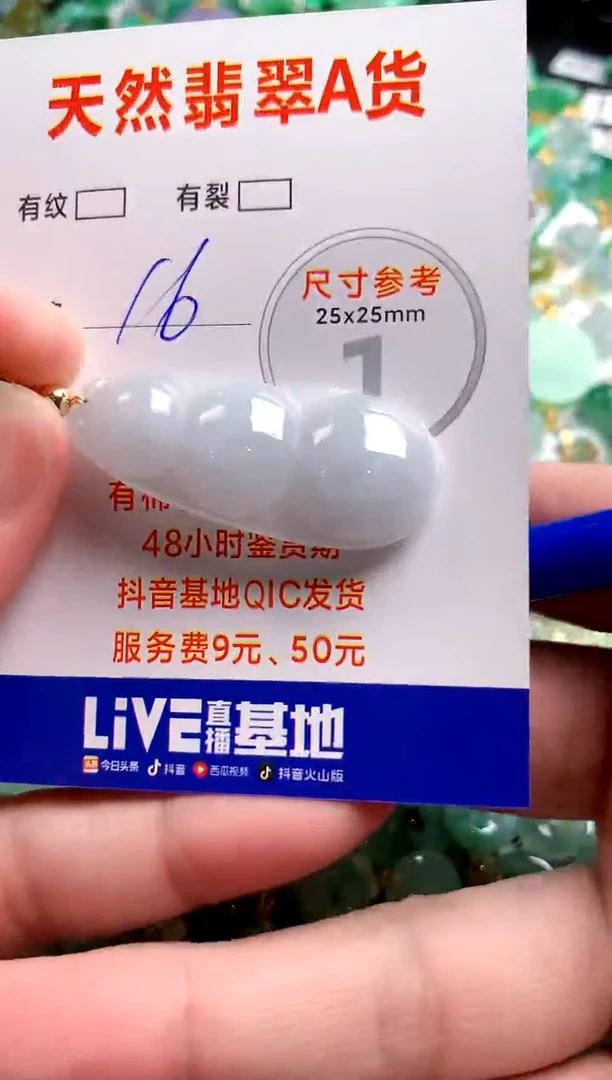 翡翠未镶嵌颈饰13004309