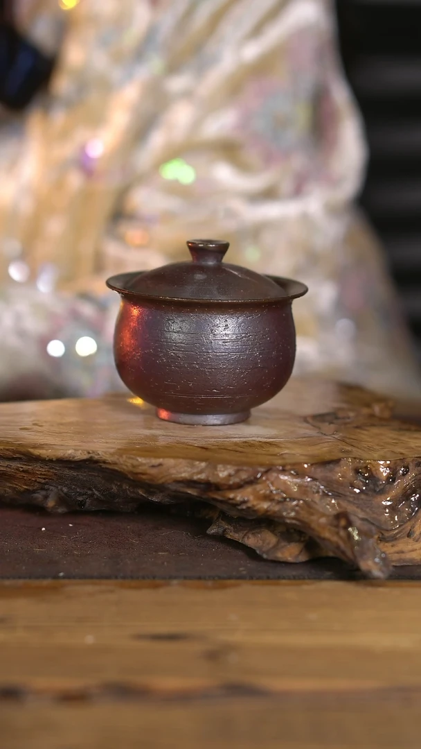 景德镇纯柴烧 盖碗 23