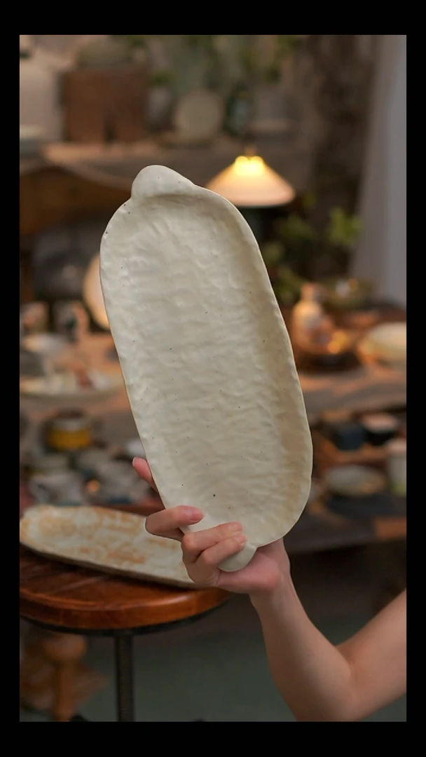 塑料 听溪陶瓷工作室  盘1 个