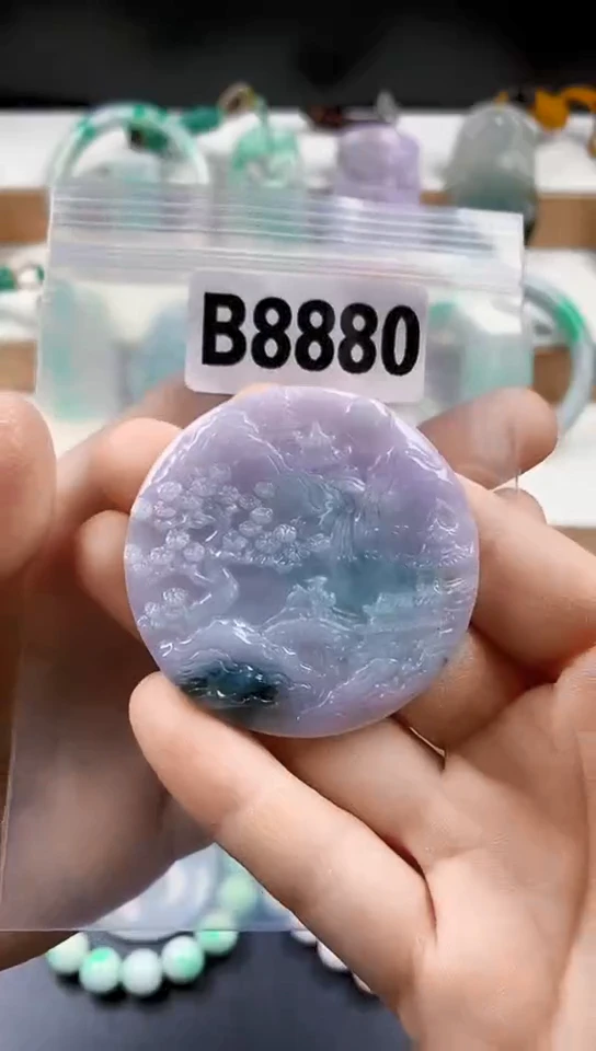 颈饰未镶嵌翡翠天然翡翠吊坠挂件