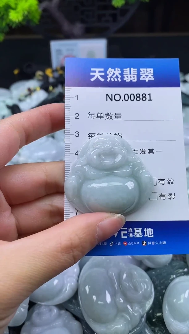 颈饰未镶嵌翡翠天然缅甸翡翠881