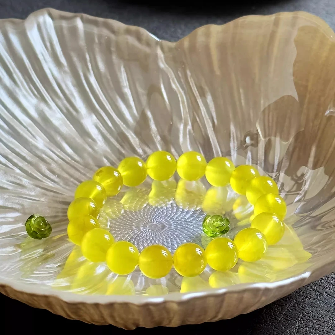 【金鹏】天然澳洲金色葡萄石手链