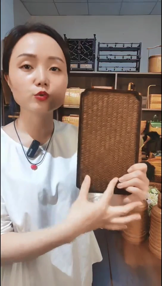 祥云古色古香壶承小茶盘