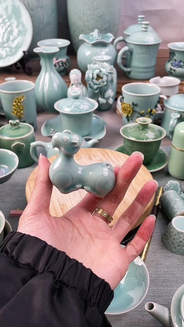 【闪购商品】特价 微瑕 慧仙青瓷