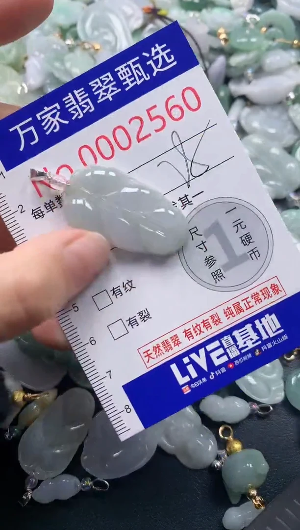 吊坠(不含链)未镶嵌翡翠2560