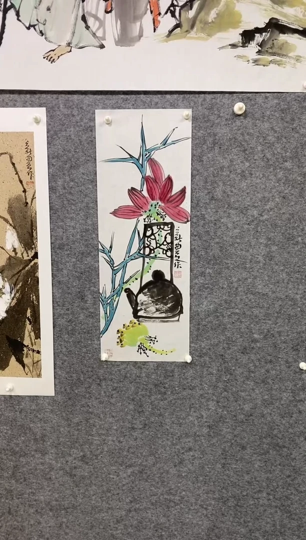 国画缪新农国画作品