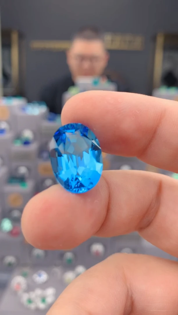 托帕石裸石15ct 托帕石