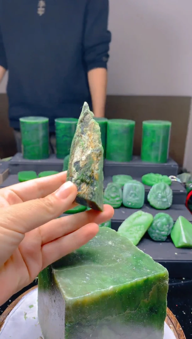 未镶嵌和田玉珠宝半成品1