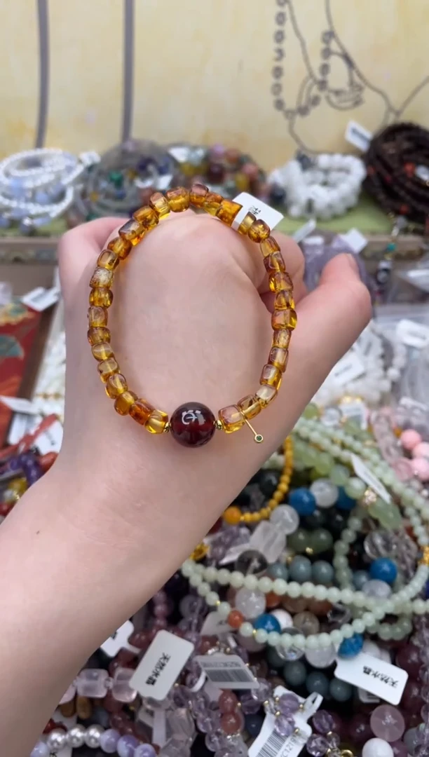 手链琥珀（花珀）未镶嵌115