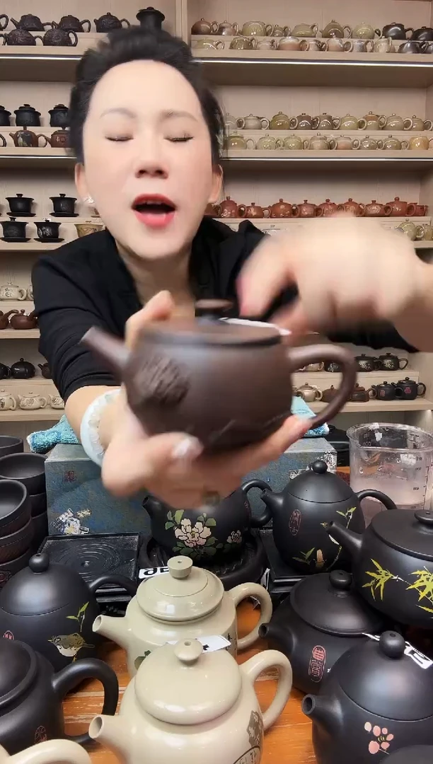 壶瑕疵无礼盒 菩提纹莲蓬 汉瓦 249