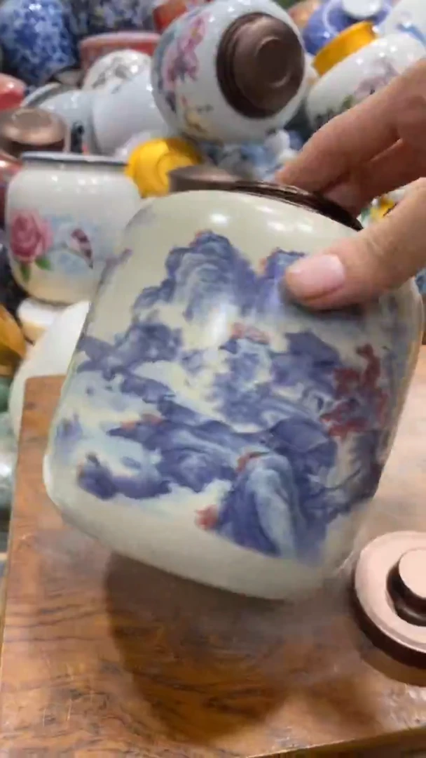 摆件陶茶叶罐密封罐储存罐