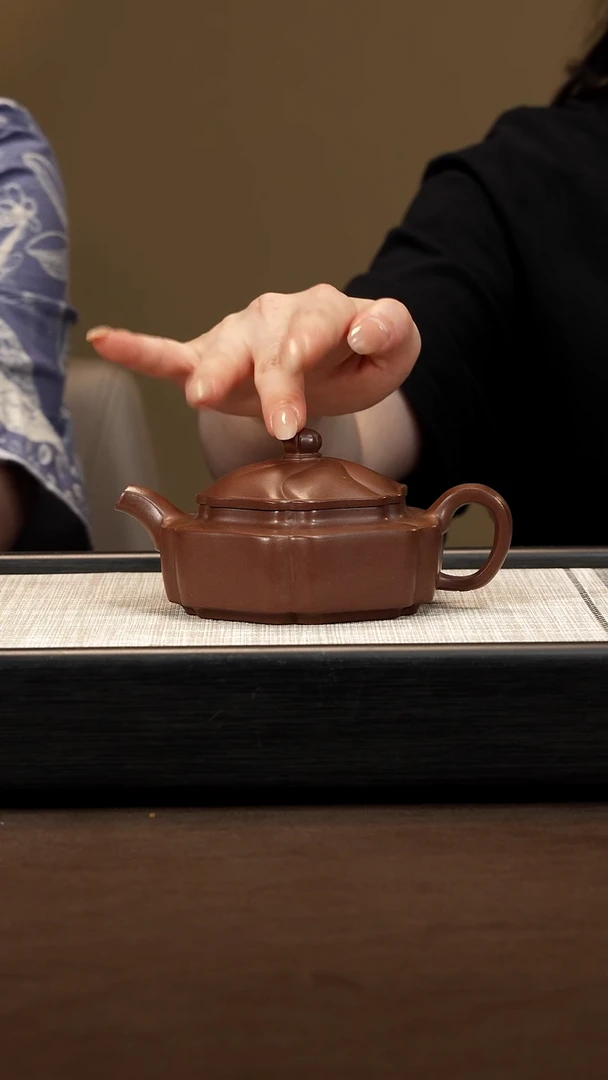 茶壶紫砂【P010】六方云卷260c