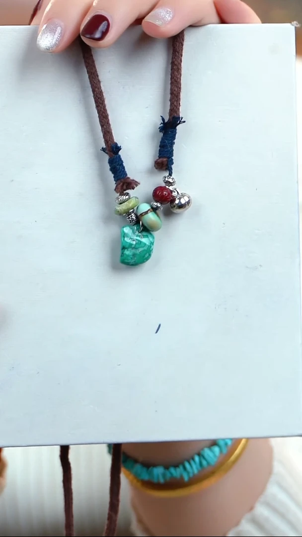 未镶嵌绿松石项链项链