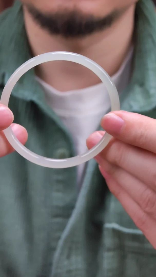 【闪购商品】和田玉手镯未镶嵌02和田玉手镯57#SCZT