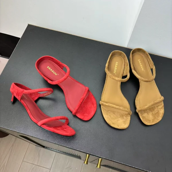 欧货女鞋时尚女人味性感高跟鞋露趾凉拖鞋