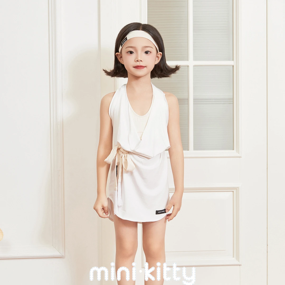 mini kitty 拉丁舞服 罩裙套装 童装儿童款