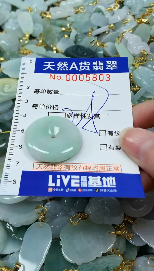 颈饰未镶嵌翡翠纯天然a货翡翠