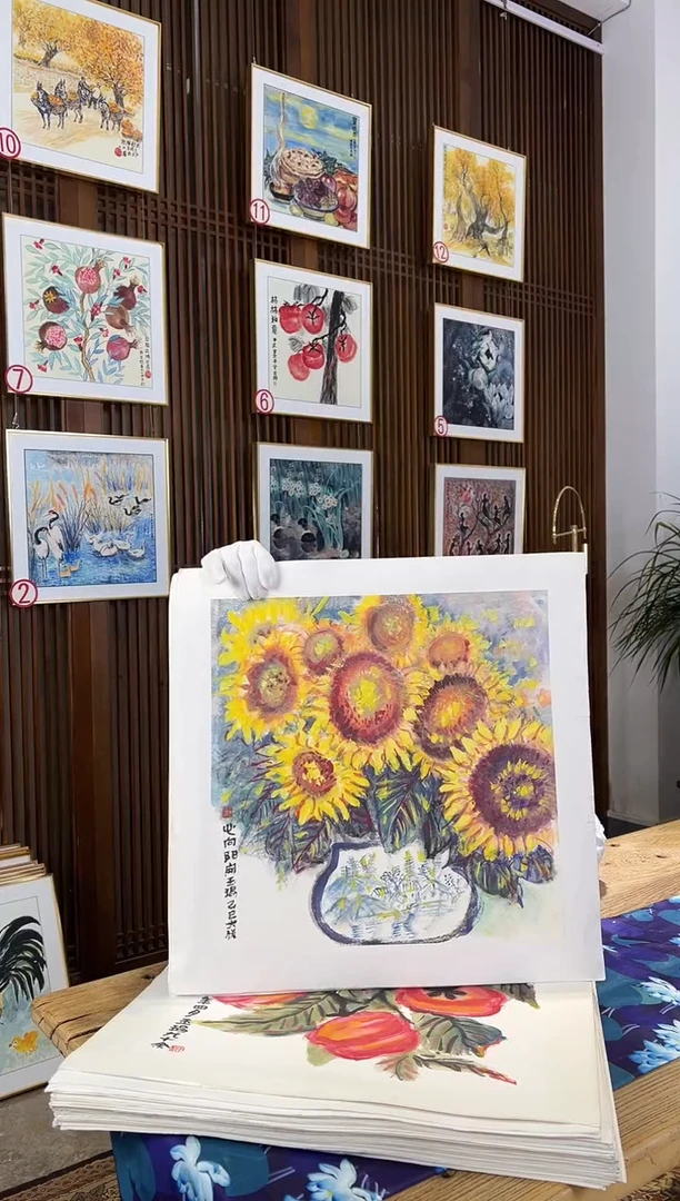 版画耿玉琨名章限量版画S