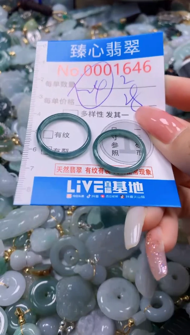 翡翠未镶嵌颈饰1646