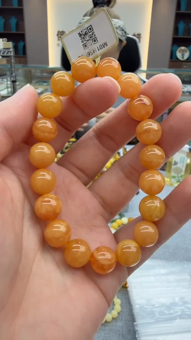 手链琥珀未镶嵌113秒拍号 假一罚三