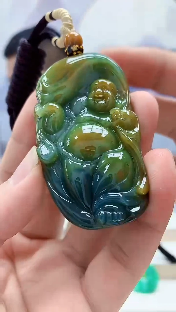 未镶嵌定制翡翠4898bb-毛货挂件55