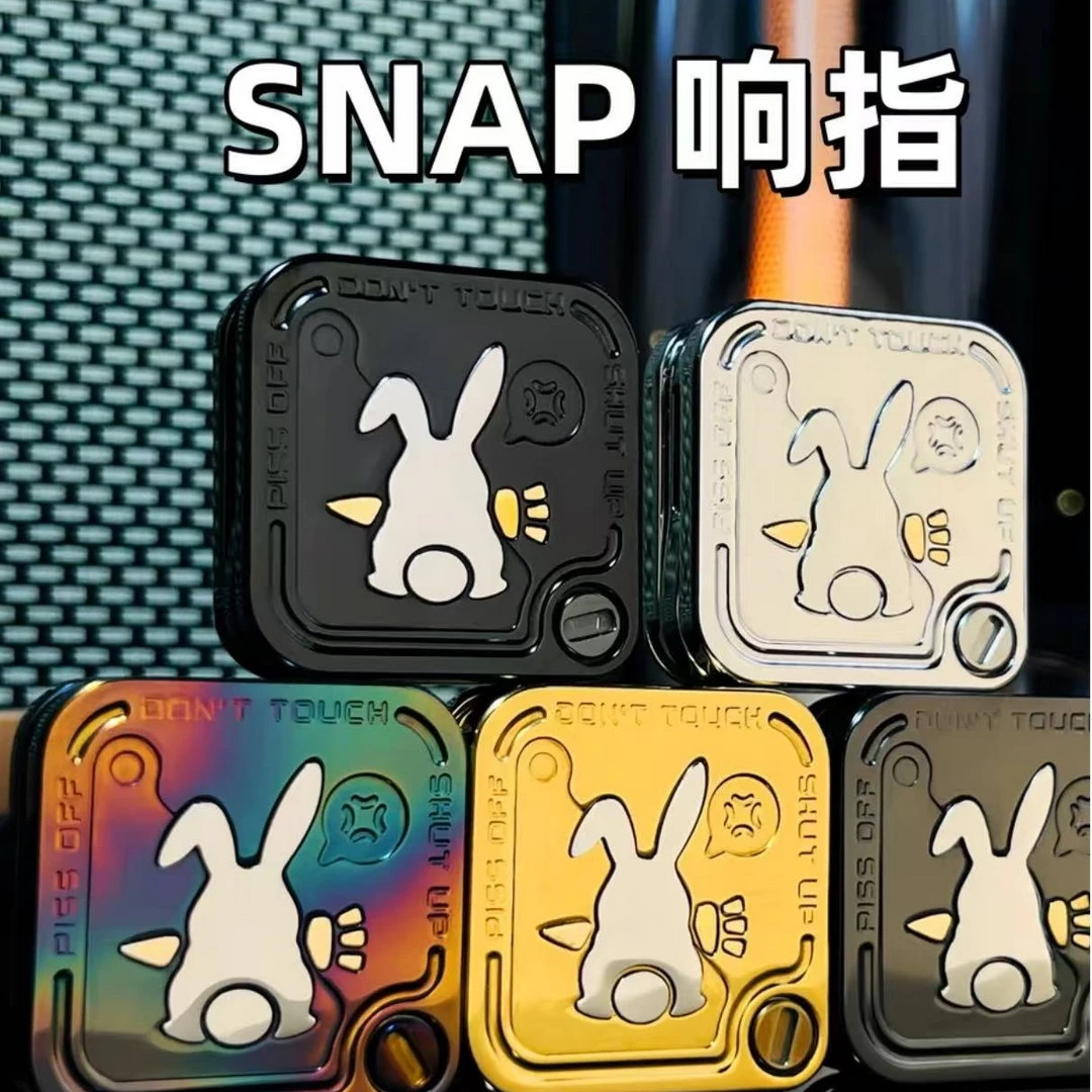 乐派响指音叉磁力推牌SNAP暴燥兔叮叮MIX律动指尖解压EDC玩具