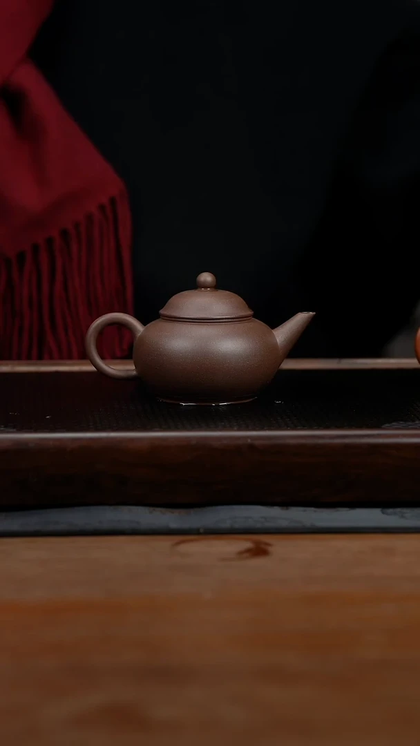 茶壶紫砂155cc黄龙山原矿紫泥超薄胎水平25