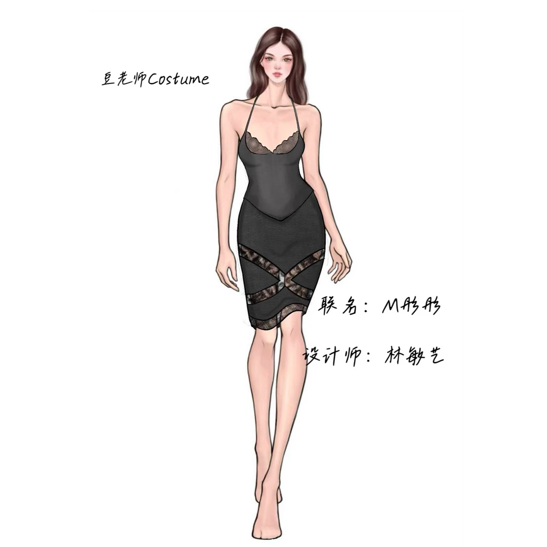 联名;M彤彤 Designer:林敏艺 QIAOER乔儿专 定制款女装