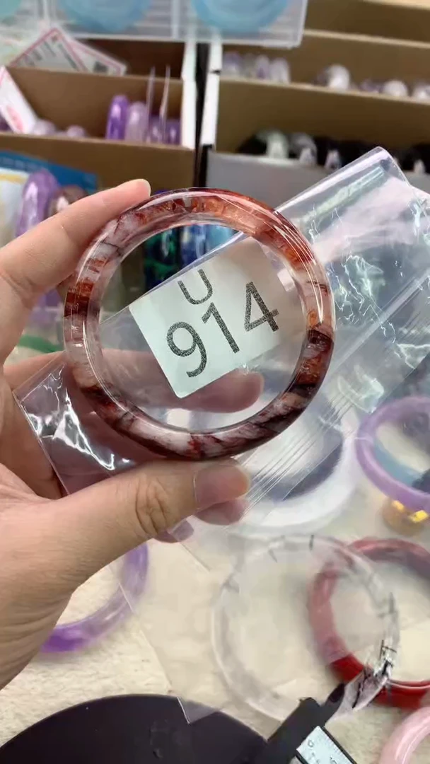 水晶手镯未镶嵌U614-55