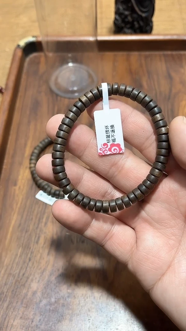 【闪购商品】檀香木精品推荐莺歌白qn单圈