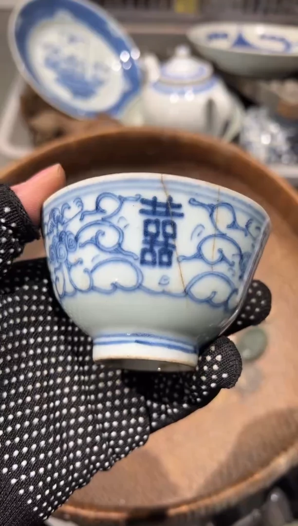 康**子秒拍秒付瓷铜摆件